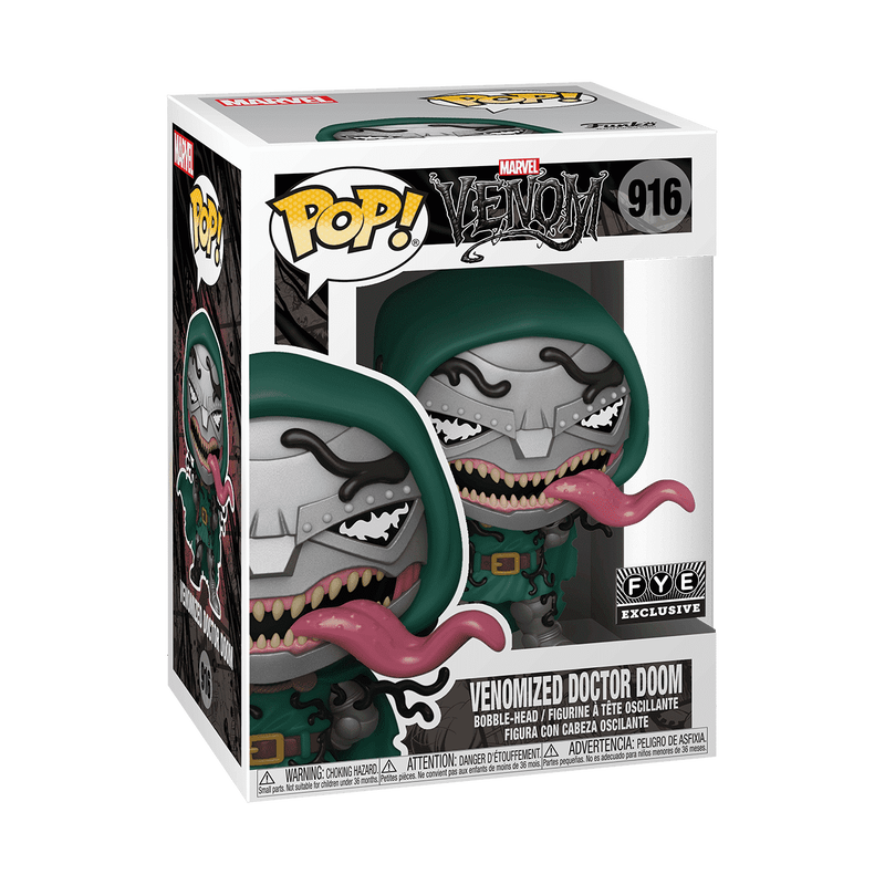 POP Marvel: Venom- Dr. Doom w/(GW)Chase, , hi-res view 1