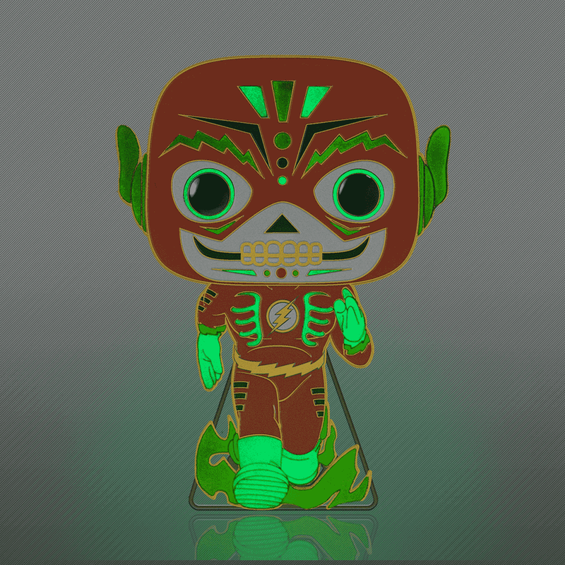 Pop! Pin The Flash (Dia De Los DC) (Glow), , hi-res view 3