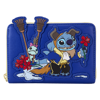 Stitch in Beast Costume Exclusive Zip Around Wallet, Image 1