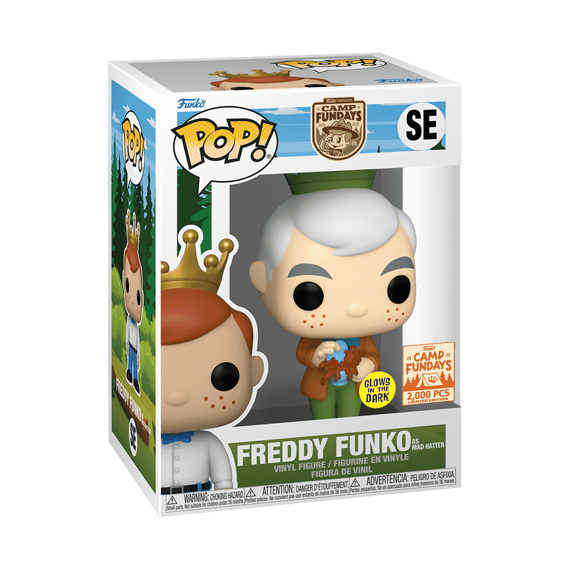 Pop! Freddy Funko as Mad Matter (Glow), , hi-res view 2