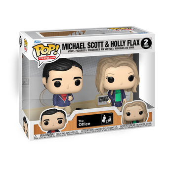 Pop! Michael Scott & Holly Flax (Company Picnic) 2-Pack, Image 2