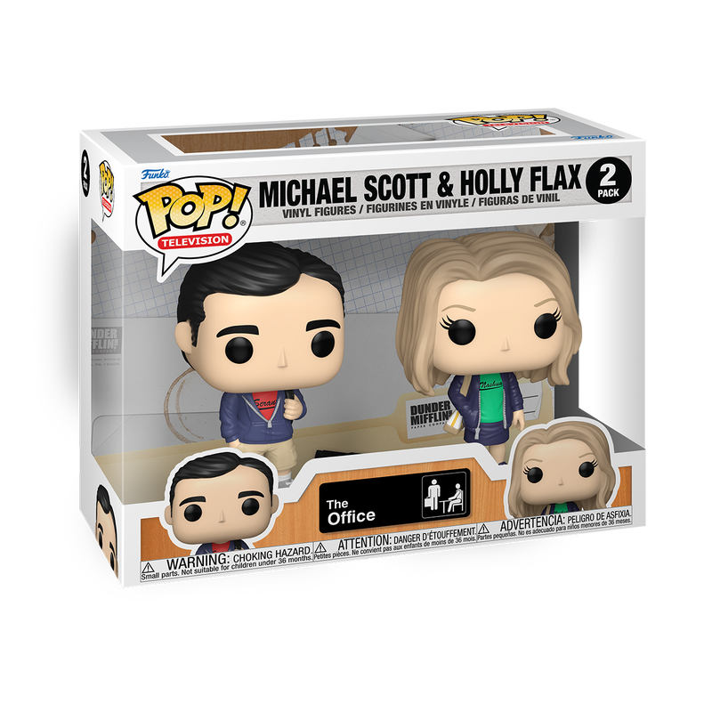 Pop! Michael Scott & Holly Flax (Company Picnic) 2-Pack, , hi-res view 2