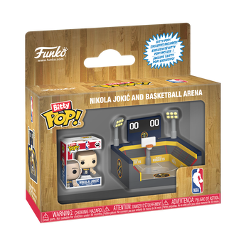 Bitty Pop! Towns Nikola Jokić & Basketball Arena, , hi-res view 2