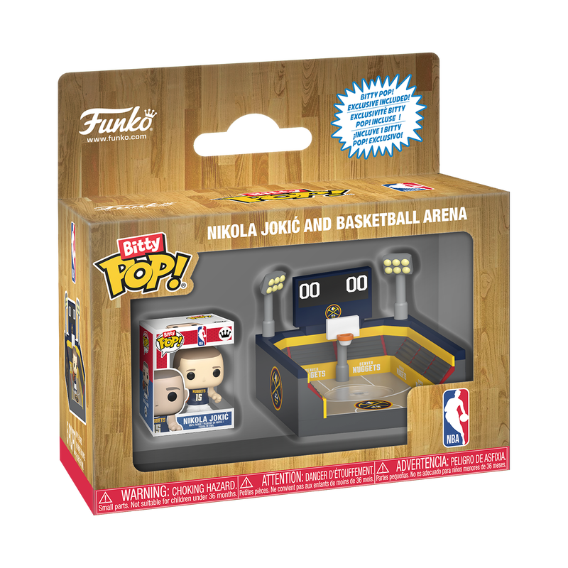 Bitty Pop! Towns Nikola Jokić & Basketball Arena, , hi-res view 2