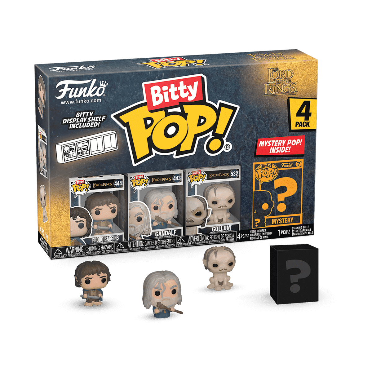 Набор из 4 фигурок Funko Bitty Pop! The Lord of the Rings, серия 1