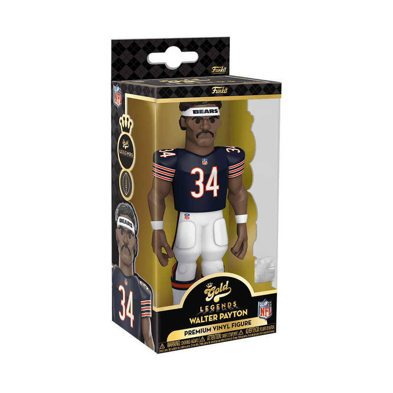 Vinyl GOLD 5" Walter Payton - Bears, , hi-res view 2