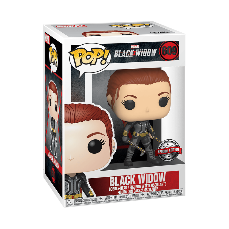 Pop! Black Widow in Grey Suit, , hi-res view 2