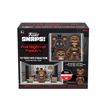SNAPS! Toy Freddy with Storage Room Playset, Image 2