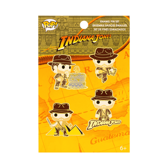 Indiana Jones and the Raiders of the Lost Ark 4-Pack Pin Set, Image 1