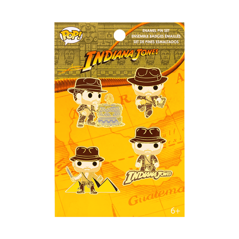Indiana Jones and the Raiders of the Lost Ark 4-Pack Pin Set, , hi-res view 1