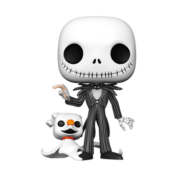 Pop! Jumbo Jack Skellington with Zero, Image 1