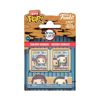 Bitty Pop! Tanjiro Kamado & Nezuko Kamado 2-Pack, Image 1