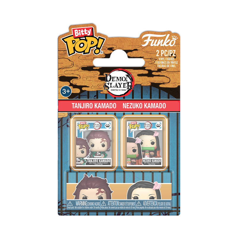 Bitty Pop! Tanjiro Kamado & Nezuko Kamado 2-Pack, , hi-res view 1