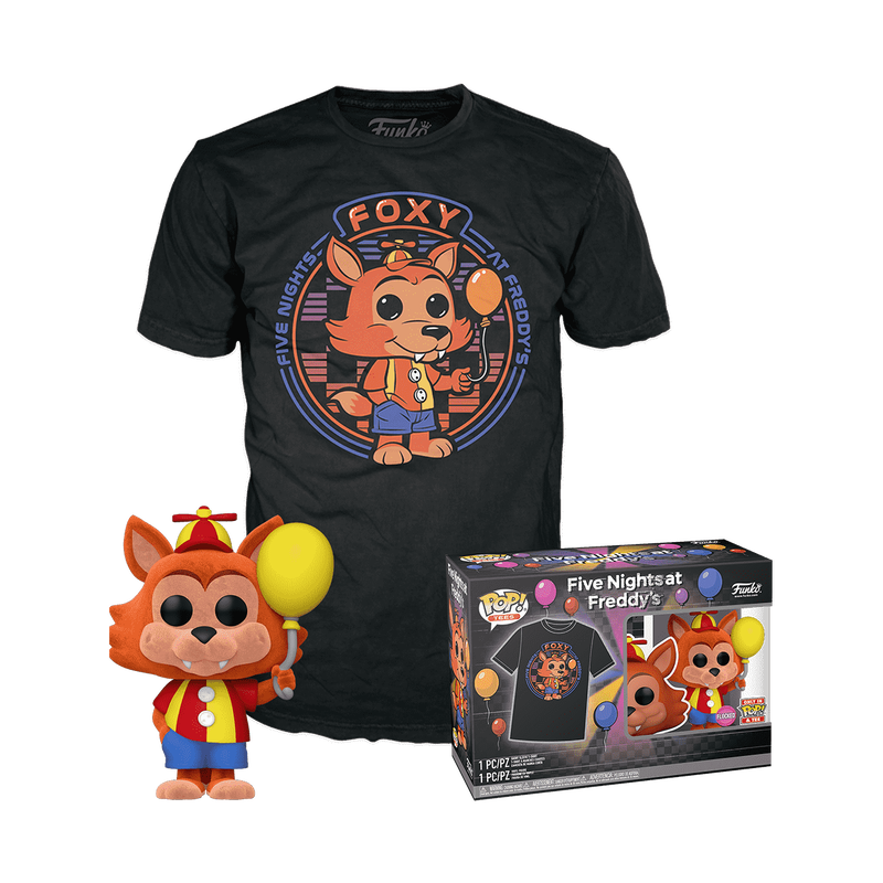 Pop! & Tee Balloon Foxy (Flocked), , hi-res view 1