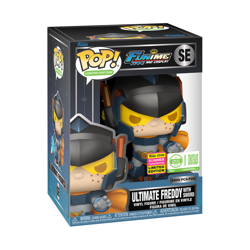 Pop! Ultimate Freddy with Sword with Pop! Protector, , hi-res view 2