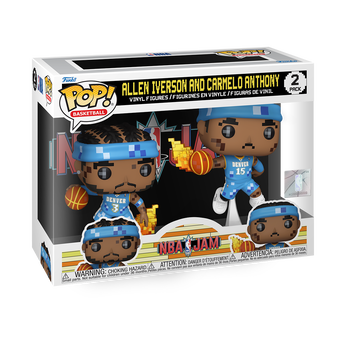 Pop! Allen Iverson and Carmelo Anthony (NBA Jam) 2-Pack, Image 2