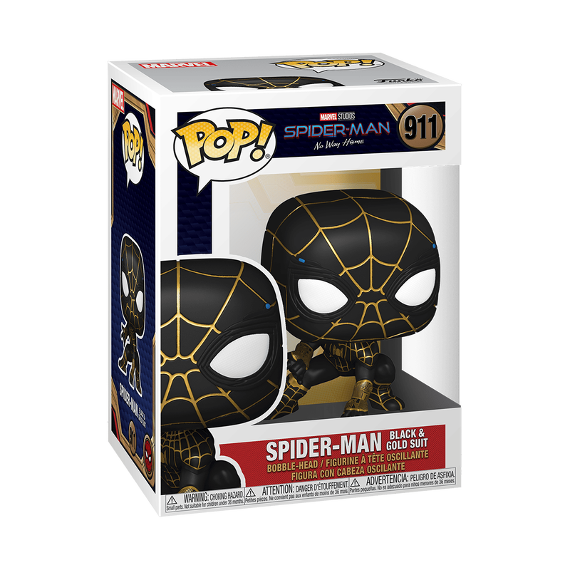 Pop! Spider-Man Black & Gold Suit, , hi-res image number 2