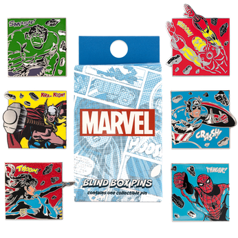 Marvel Classic Avengers Mystery Box Enamel Pin, , hi-res view 1