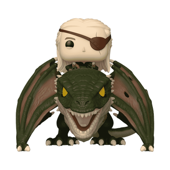 Pop! Rides Deluxe Aemond Targaryen with Vhagar, Image 1