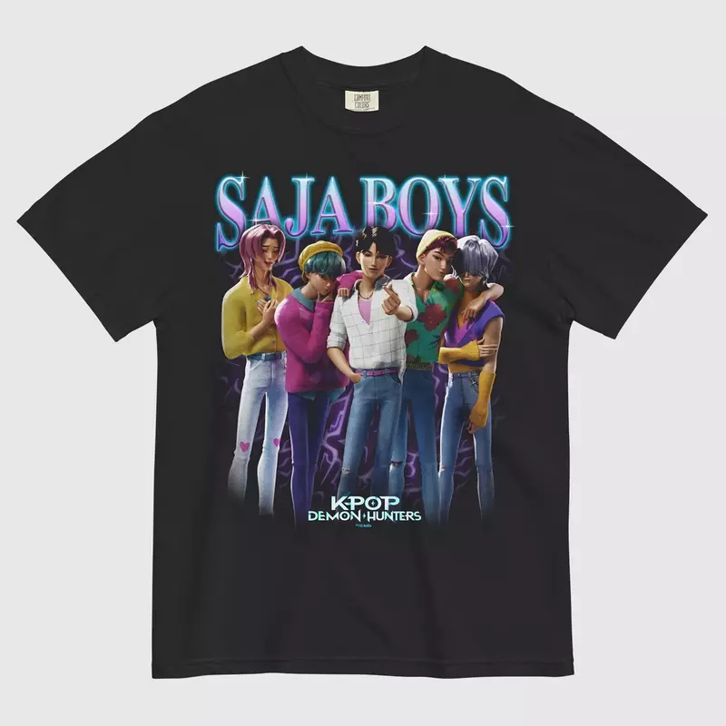 KPop Demon Hunters Saja Boys Heartthrob Tee, , hi-res view 3