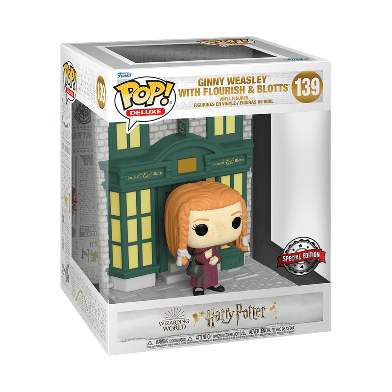 Pop! Deluxe Ginny Weasley with Flourish & Blotts, , hi-res view 2