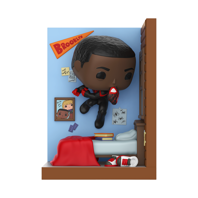 Pop! Nooks Miles Morales in Bedroom, , hi-res view 1