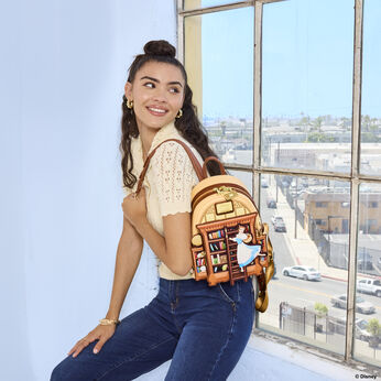 D23 Exclusive Beauty and the Beast Belle Book Shop Mini Backpack, , hi-res view 2