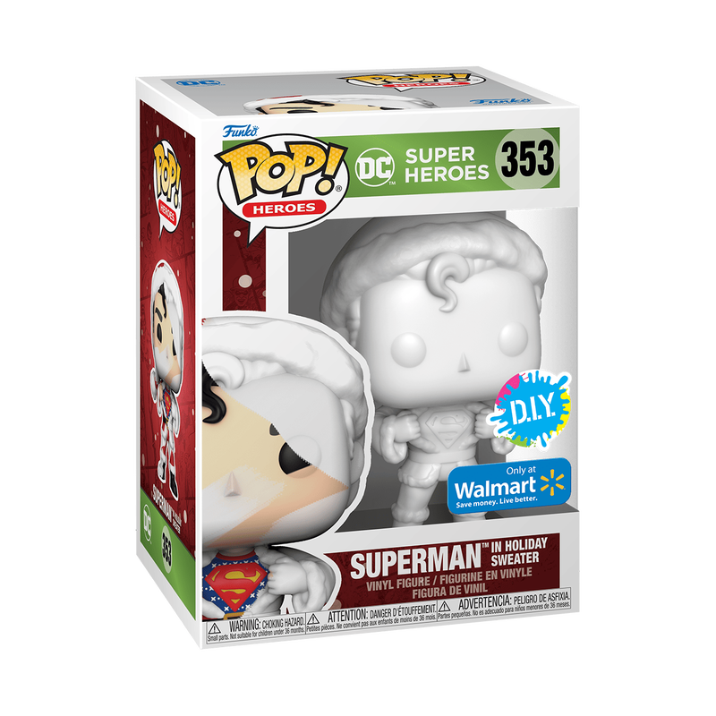 Pop! Superman in Holiday Sweater (D.I.Y.), , hi-res view 2