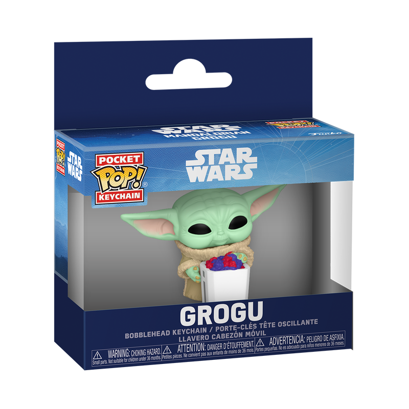 Pop! Keychain Grogu with Popcorn, , hi-res view 2