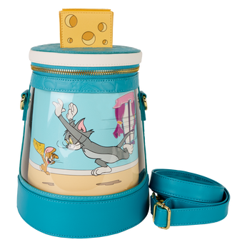 Tom and Jerry Spinning Scene Crossbody Bag, Image 1