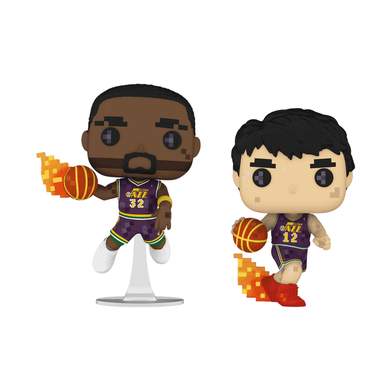 Pop! 8-Bit Karl Malone & John Stockton 2-Pack, , hi-res view 1