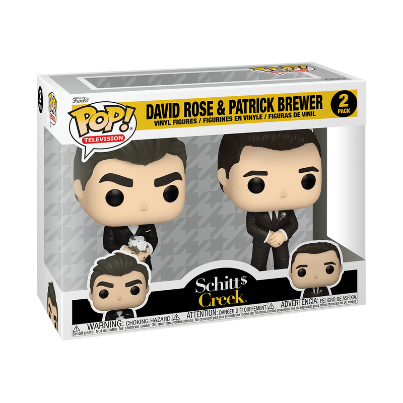 Pop! David Rose & Patrick Brewer in Wedding Outfits 2-Pack, , hi-res view 2