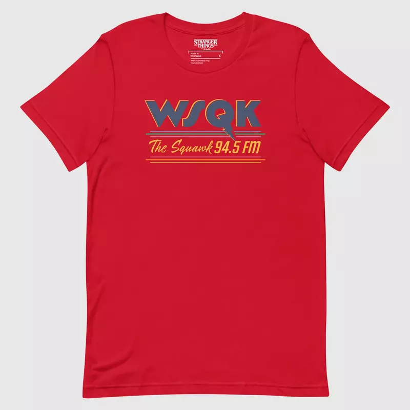 Stranger Things WSQK The Squawk Tee, , hi-res view 2