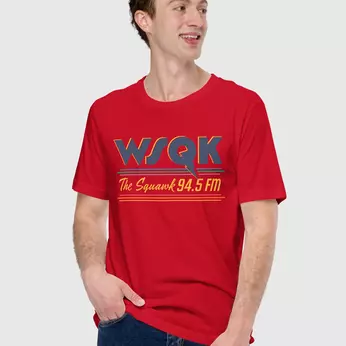 Stranger Things WSQK The Squawk Tee, Image 1