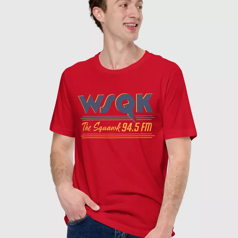 Stranger Things WSQK The Squawk Tee, , hi-res view 1