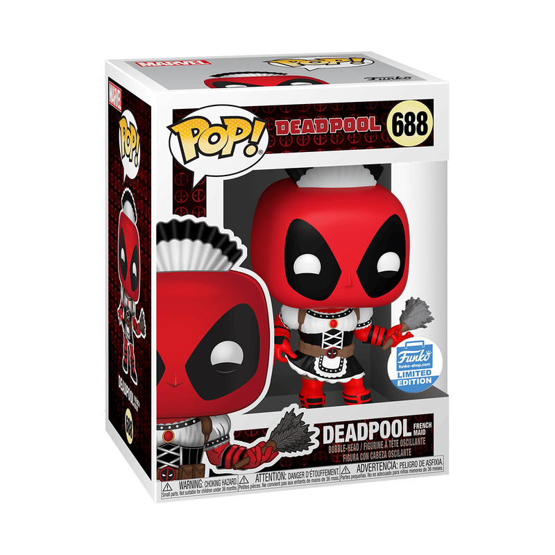 Pop! Deadpool As French Maid, , hi-res image number 2
