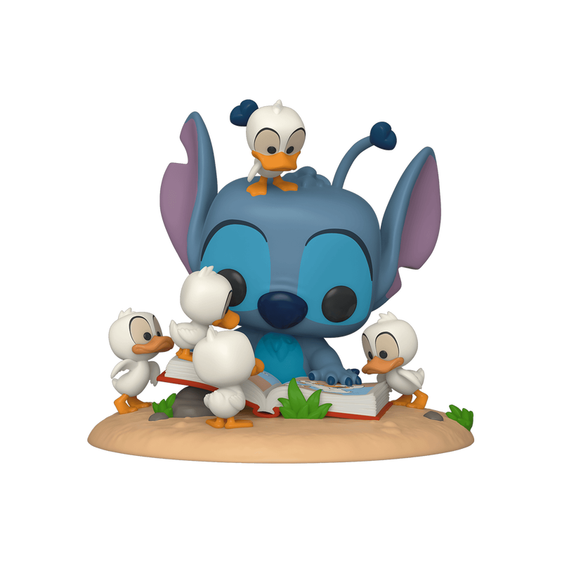 POP Deluxe: Lilo&Stitch - Stitch w/Book & Ducks, , hi-res view 2