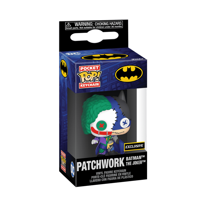 Pop! Keychain Patchwork Batman the Joker, , hi-res view 2