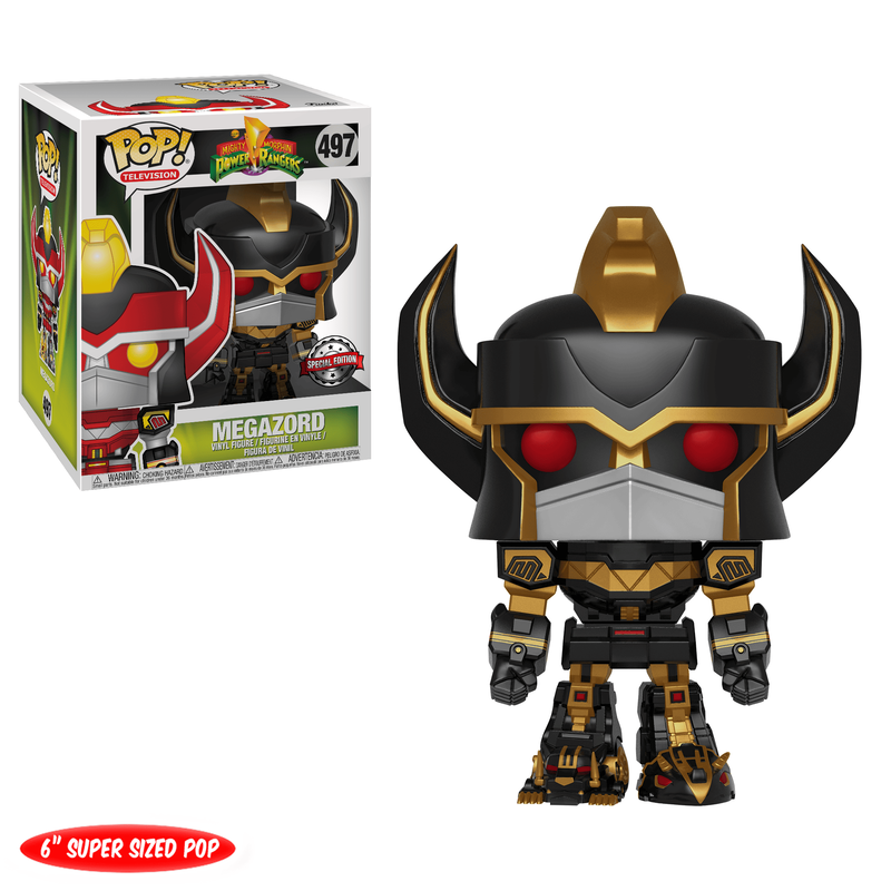Power Rangers - 6" Megazord (Gold & Black), , hi-res view 1