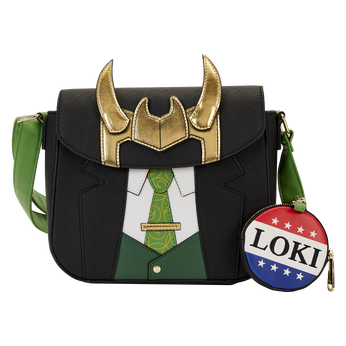 Loki for President Cosplay Crossbody Bag With Coin Bag, Image 1