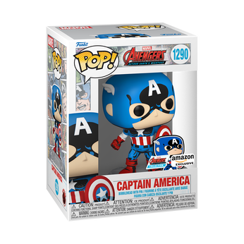 Pop! Captain America with Pin, Image 2