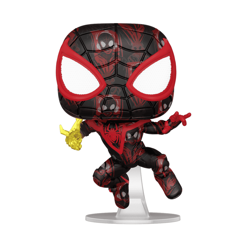 Pop! Artist Series Miles Morales Spider-Man with Pop! Protector, , hi-res view 1