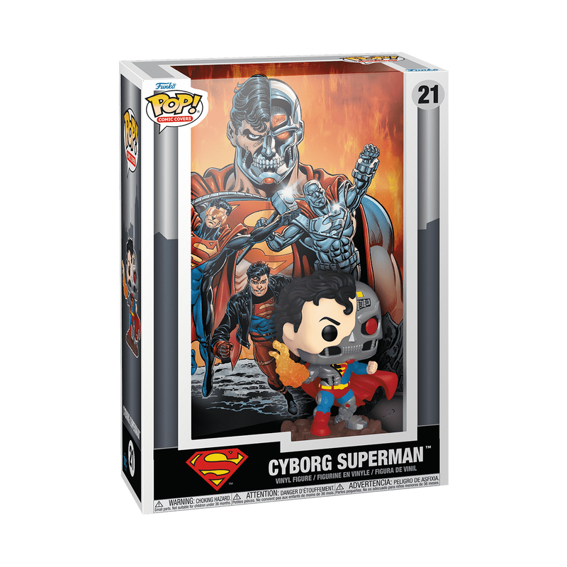 Pop! Comic Covers Reign of the Supermen - Cyborg Superman, , hi-res view 2
