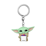 Pop! Keychain Grogu with Popcorn, , hi-res view 1