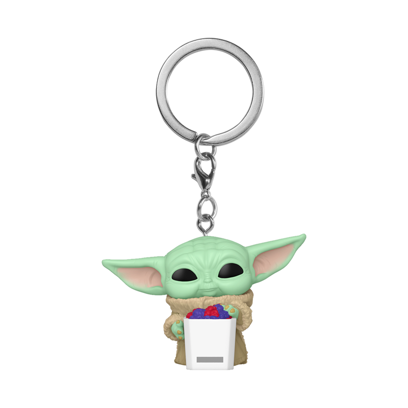 Pop! Keychain Grogu with Popcorn, , hi-res view 1
