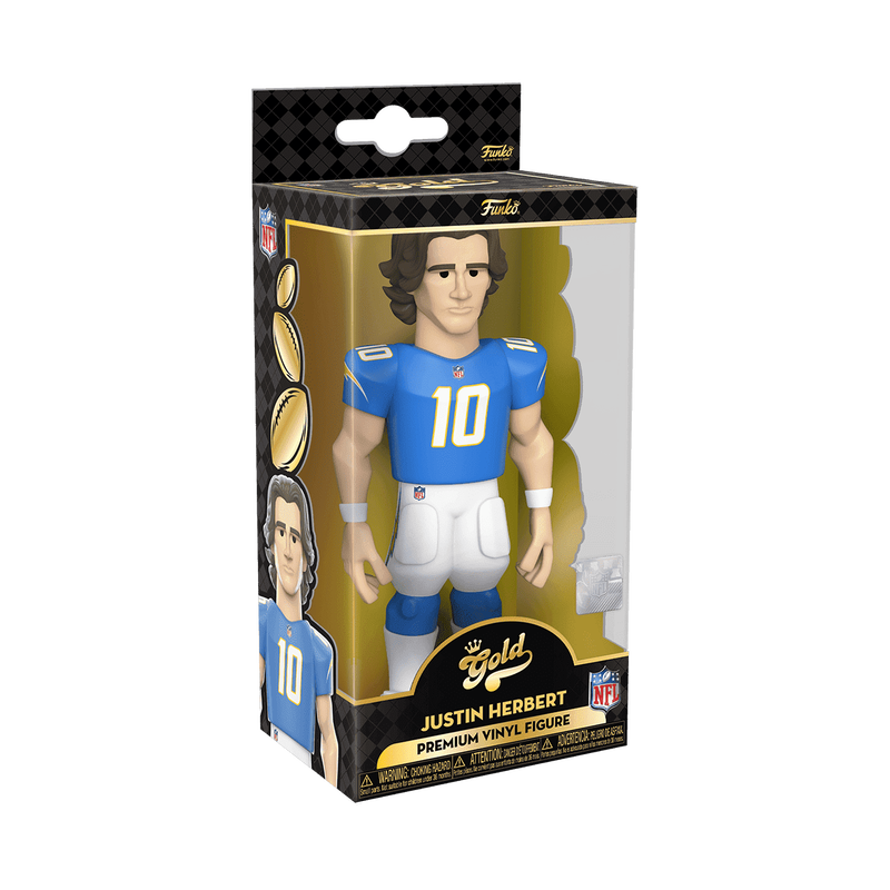 Vinyl GOLD 5" Justin Herbert - Chargers, , hi-res view 2