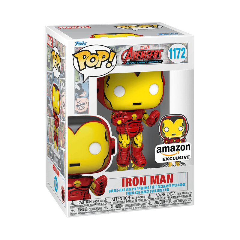 Pop! Iron Man with Pin, , hi-res image number 2