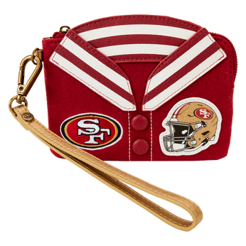 NFL San Francisco 49ers Varsity Wristlet Wallet, Image 1