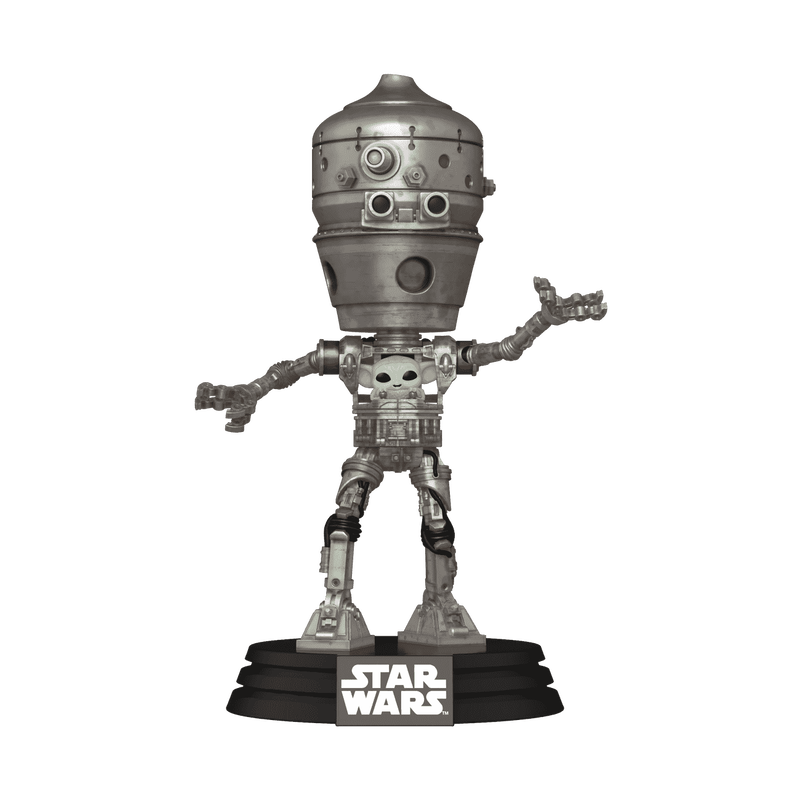 Pop! Deluxe IG-12 with Grogu, , hi-res view 1