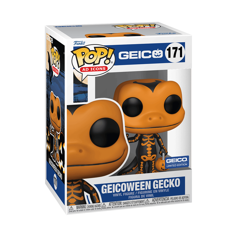 Pop! Geicoween Orange Gecko - Geico, , hi-res view 2